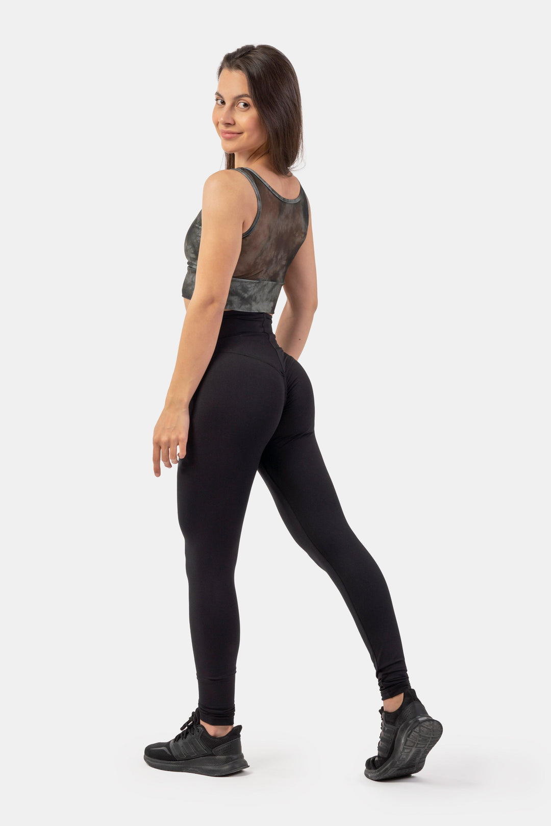NEBBIA Classic High-Waist Performance leggings - Dark Grey / XS - fitgrade.ch