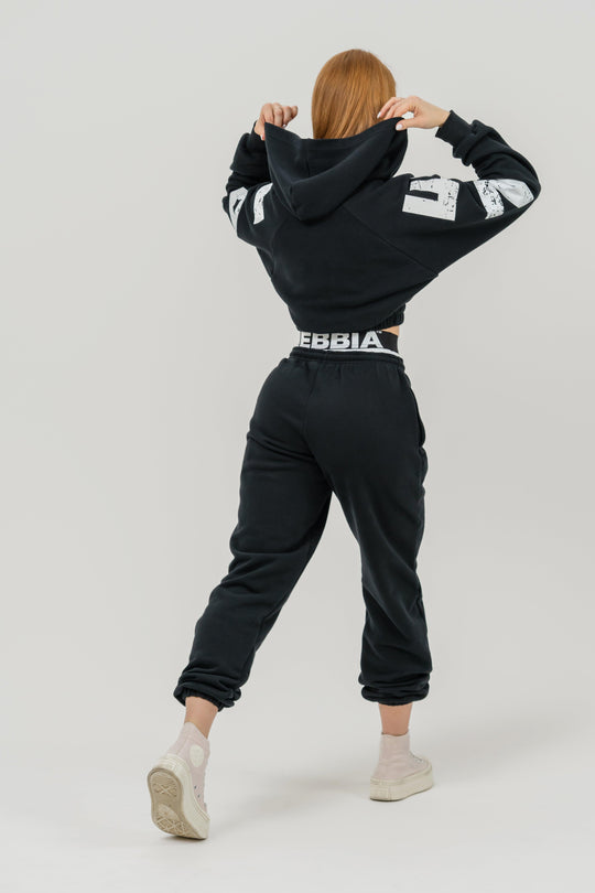 NEBBIA Gym Sweatpants MUSCLE MOMMY - Black / XS - fitgrade.ch