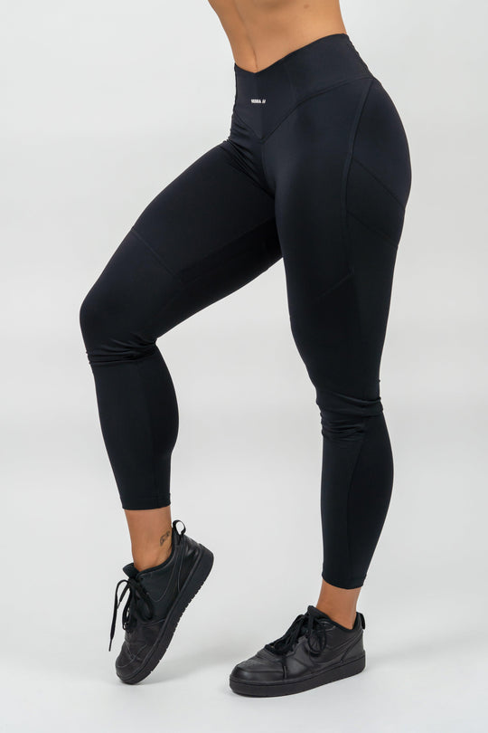 NEBBIA High Waisted Shaping Leggings GLUTE PUMP - Black / XS - fitgrade.ch