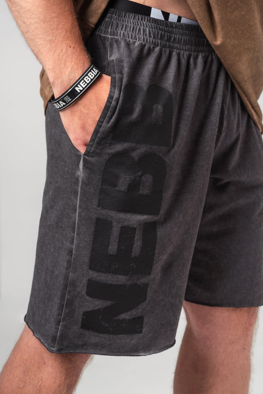 NEBBIA Washed-off Sweatshorts NO BS - Comfortable and stylish activewear for men