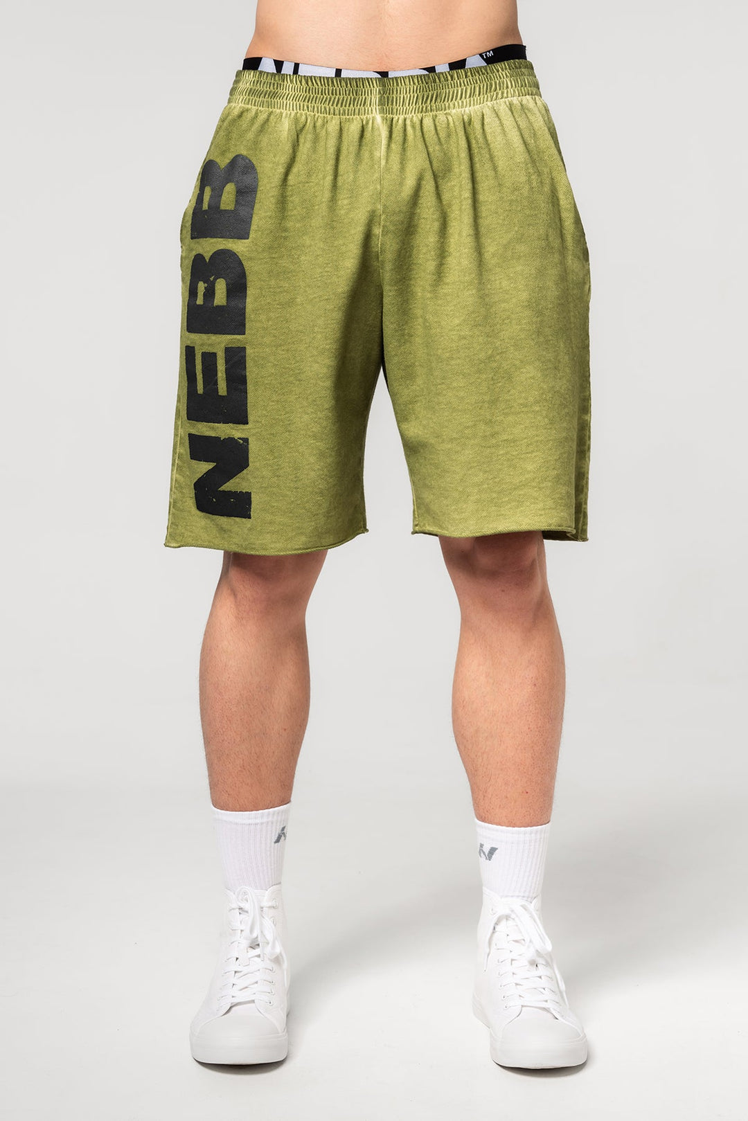 NEBBIA Washed-off Sweatshorts NO BS: comfortable and stylish shorts for workouts and casual wear