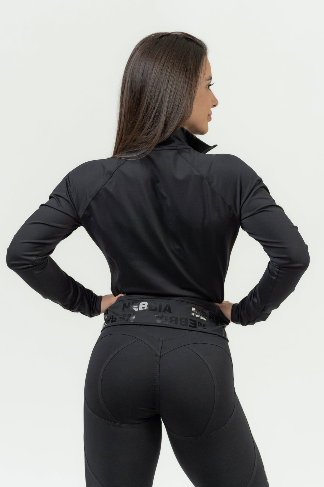 NEBBIA Women's Zip-Up Jacke INTENSE - Black / XS - fitgrade.ch