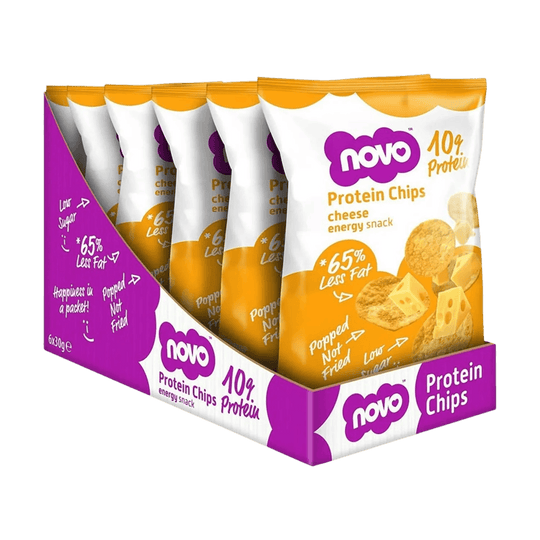 Novo Nutrition Protein Chips | 30g - 6x30g / Cheese (MHD 14.07.2024) - fitgrade.ch
