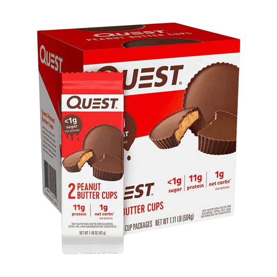 Quest High Protein Peanut Butter Cups - 12 x 42g / Peanut Butter - fitgrade.ch