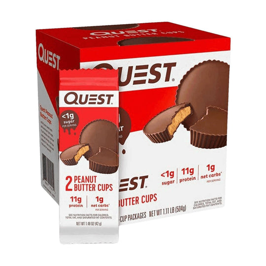 Quest Nutrition High Protein Peanut Butter Cups - 12 x 42g / Peanut Butter - fitgrade.ch