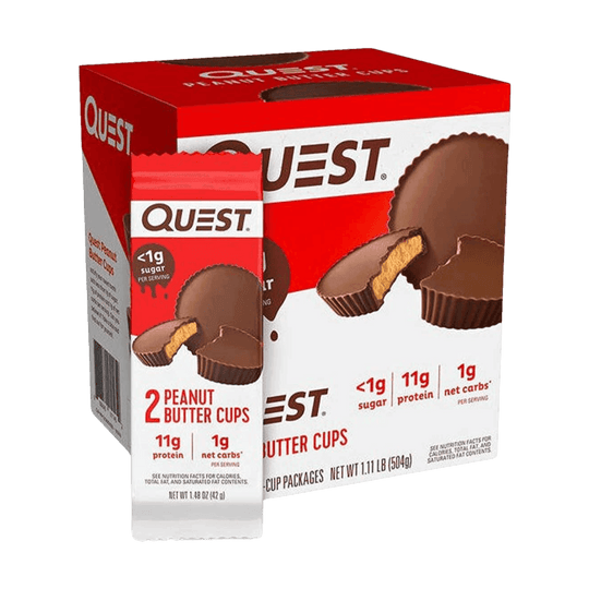 Quest High Protein Peanut Butter Cups - 12 x 42g / Peanut Butter - fitgrade.ch