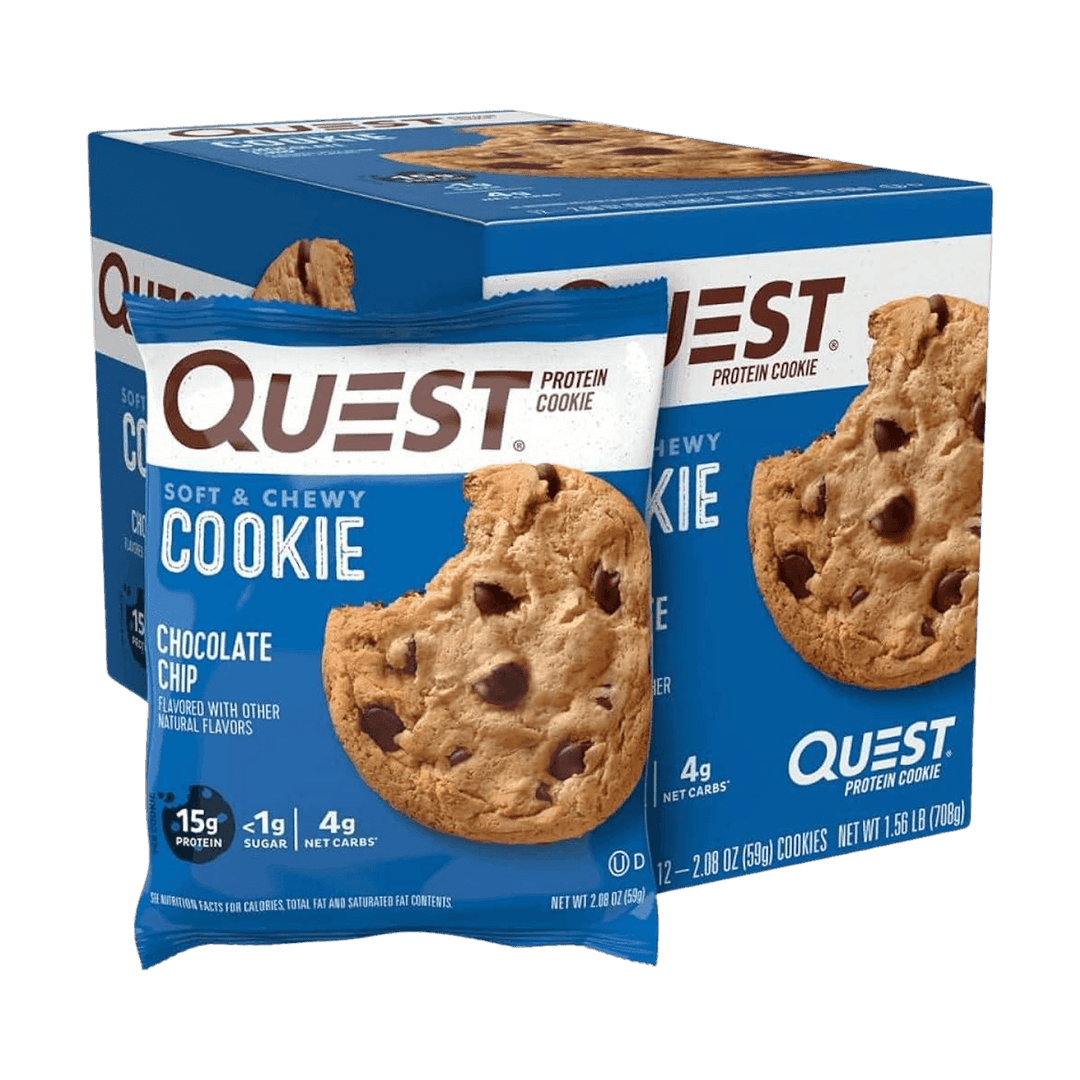 Quest Nutrition - Protein Cookie | 50g - 4x50g / Chocolate Chip - fitgrade.ch
