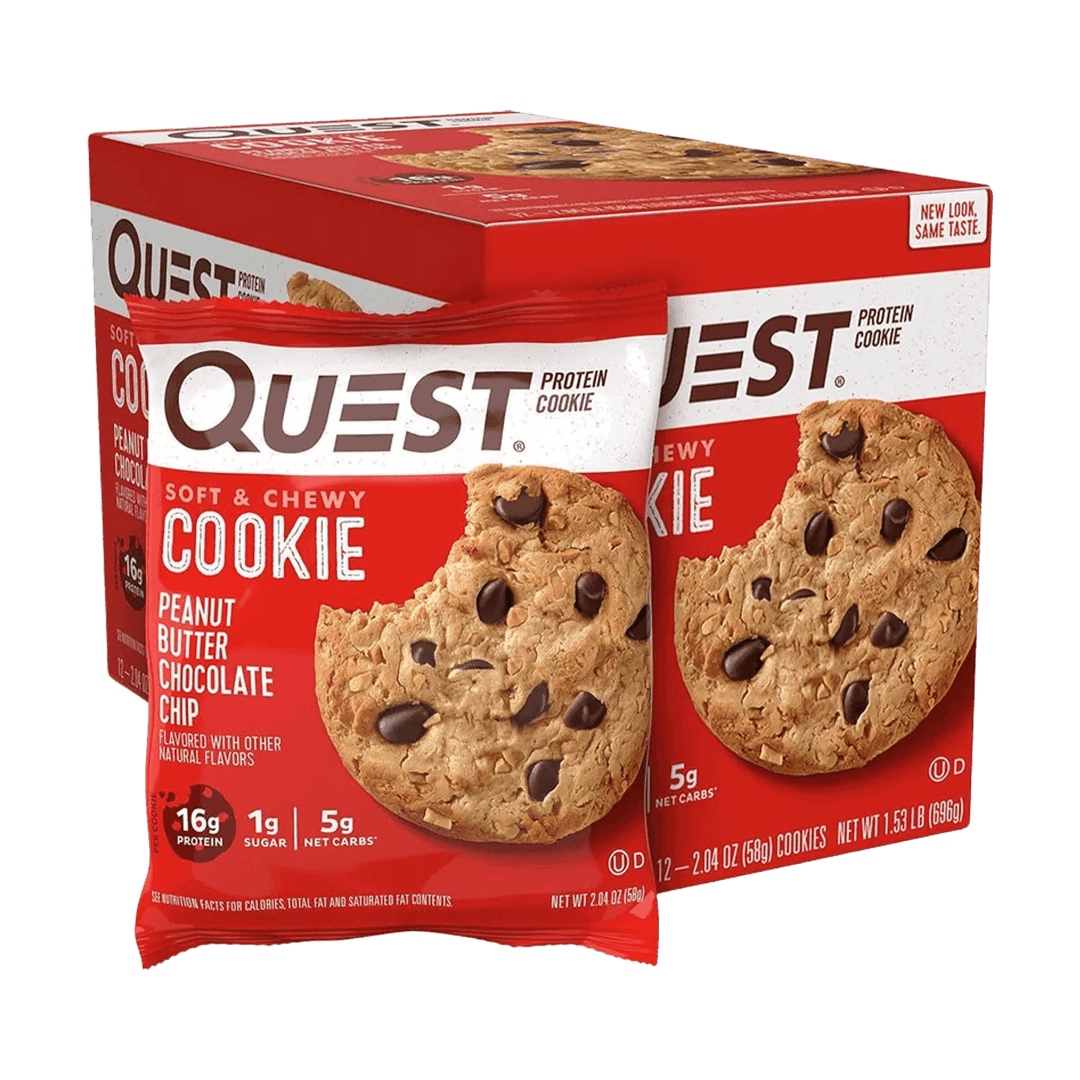 Quest Nutrition - Protein Cookie | 50g - 4x50g / Peanut Butter Chocolate Chip - fitgrade.ch