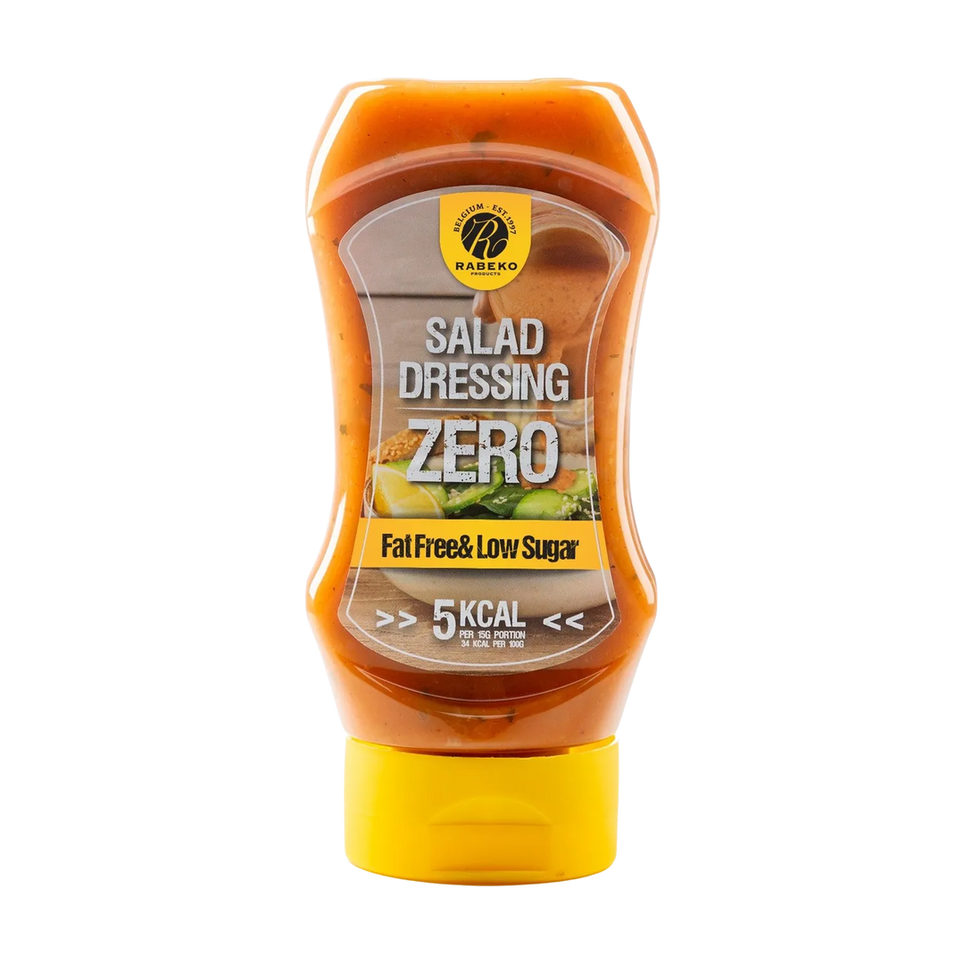 Rabeko Zero Salad Dressing 425ml bottle, a healthy and delicious option for your favorite salads