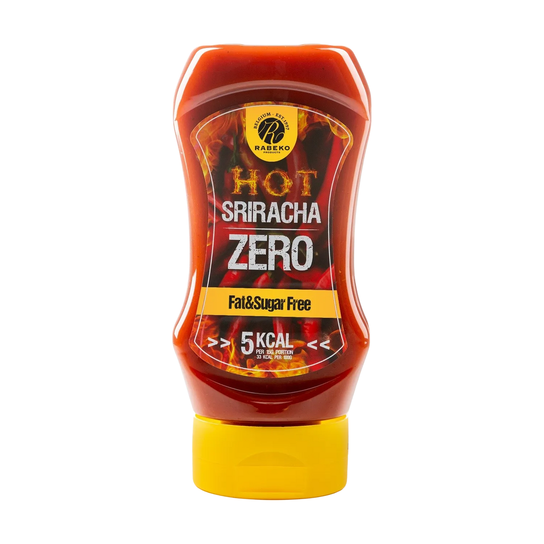 Rabeko Zero Sauce Sriracha 425ml bottle condiment spicy chili flavor