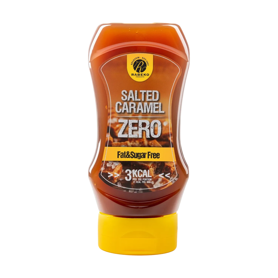 Rabeko Zero Sirup Caramel 425ml, a rich and indulgent sugar-free syrup perfect for adding flavor to your favorite drinks and desserts