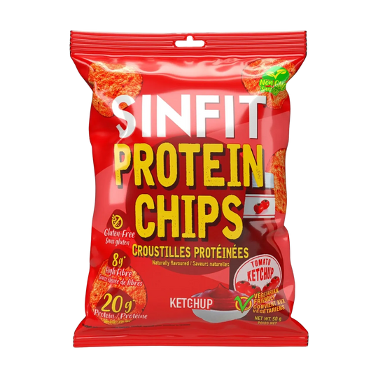 SinFit Protein Chips are a delicious and satisfying snack, each bag containing 48g of high-quality protein to fuel your active lifestyle