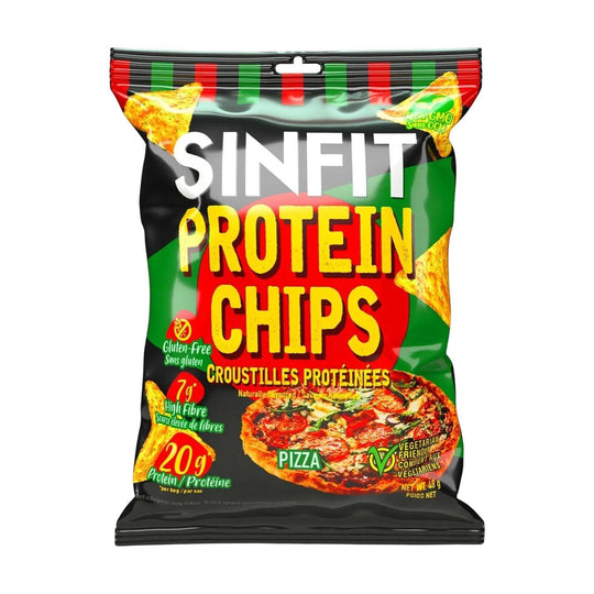 SinFit Protein Chips | 48g - 48g / Pizza - fitgrade.ch