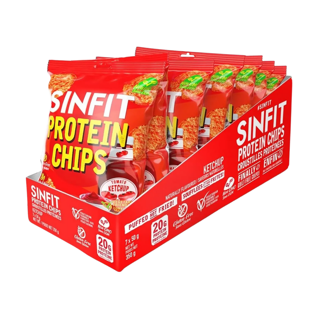 SinFit Protein Chips | 48g | High-Protein Snack with Bold Flavor