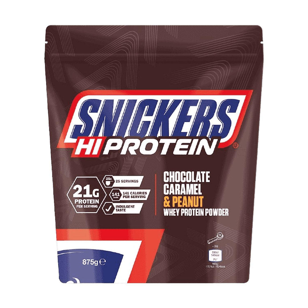 Snickers Hi-Protein Whey Powder | 455g Chocolate Caramel & Peanut - fitgrade.ch