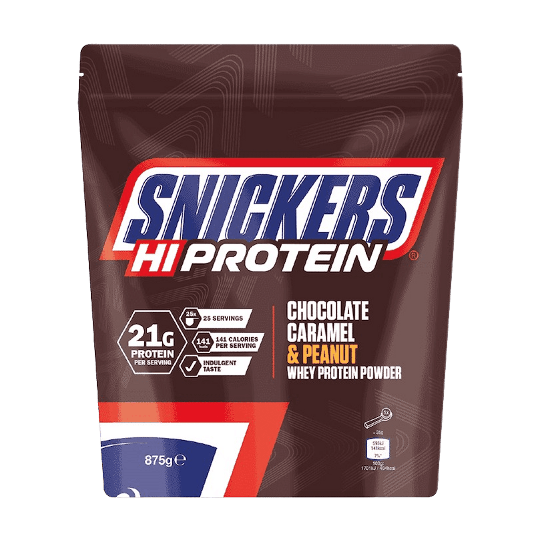 Snickers Hi-Protein Whey Powder | 455g - Chocolate Caramel & Peanut - fitgrade.ch