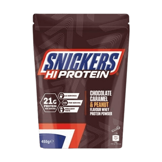 Snickers Hi-Protein Whey Powder | 455g - Chocolate Caramel & Peanut - fitgrade.ch