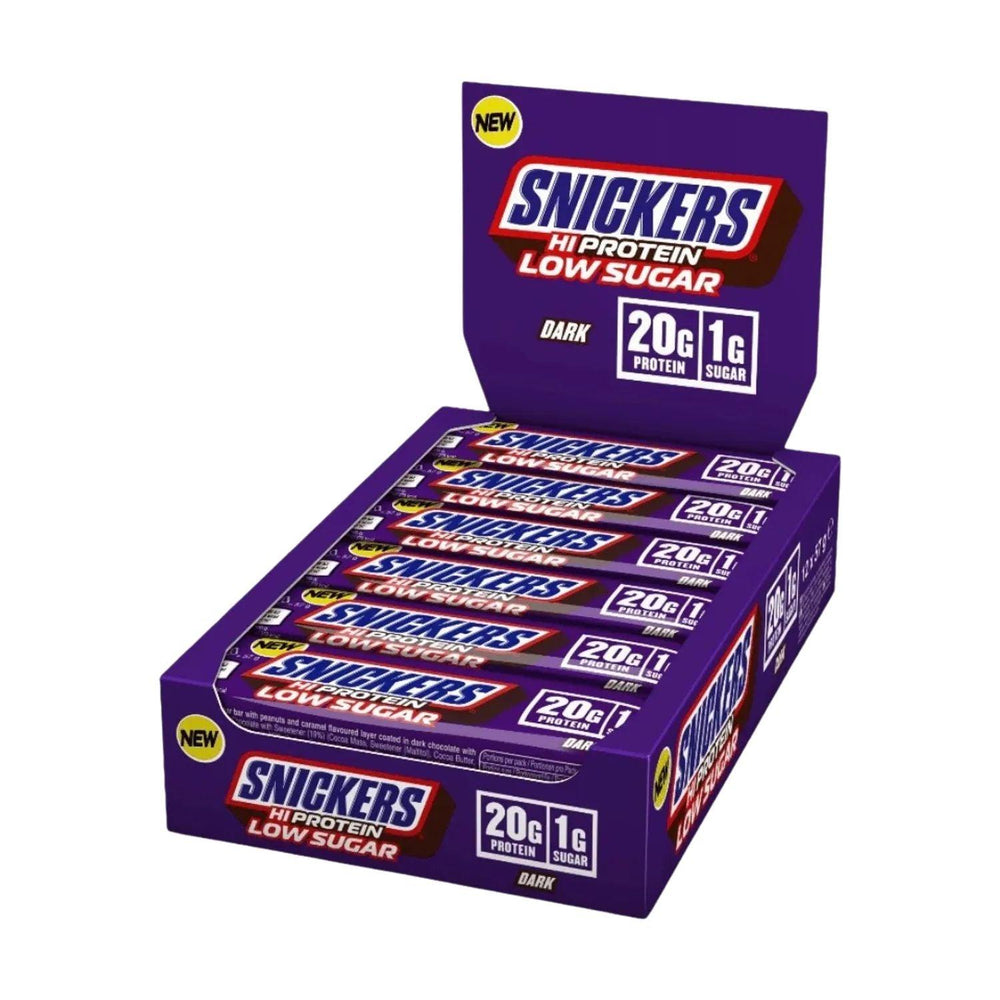 Snickers Low Sugar Hi Protein Bar - Dark Chocolate | 57g 12x57g - fitgrade.ch