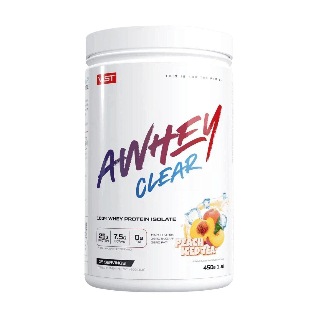 VAST AWHEY Clear Isolate | 450g - Peach Iced Tea - fitgrade.ch