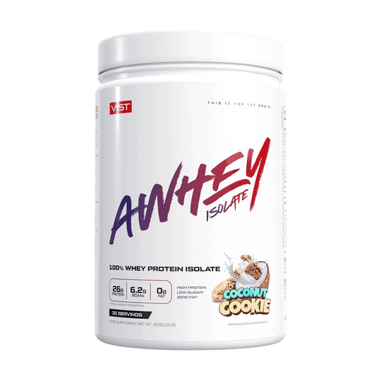 VAST AWHEY Premium Whey Isolate | 900g - Coconut Cookie - fitgrade.ch