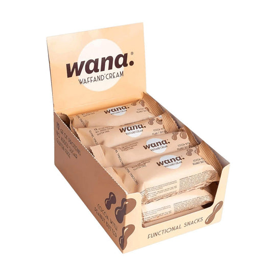 Wana - Waffand'Cream | 43g - 12x43g / Chocolate & Peanut Butter Cream - fitgrade.ch