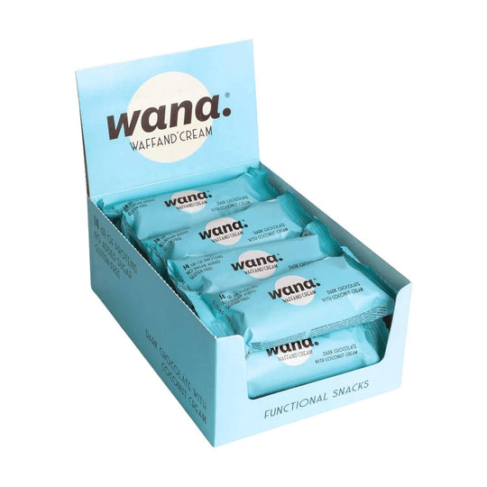 Wana - Waffand'Cream | 43g - 12x43g / Dark Chocolate & Coconut Cream - fitgrade.ch