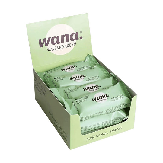 Wana - Waffand'Cream | 43g - 12x43g / White Chocolate & Pistachio Cream - fitgrade.ch