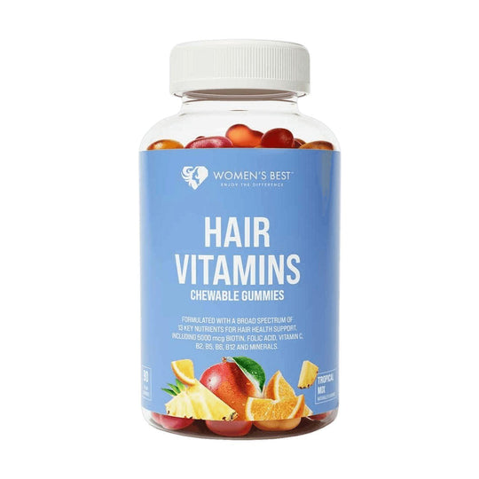 Women's Best Chewable Hair Vitamins | 60 Stk. - Berry Lemon & Orange - fitgrade.ch