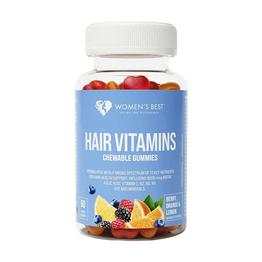 Women's Best Chewable Hair Vitamins | 60 Stk. - Berry Lemon & Orange - fitgrade.ch