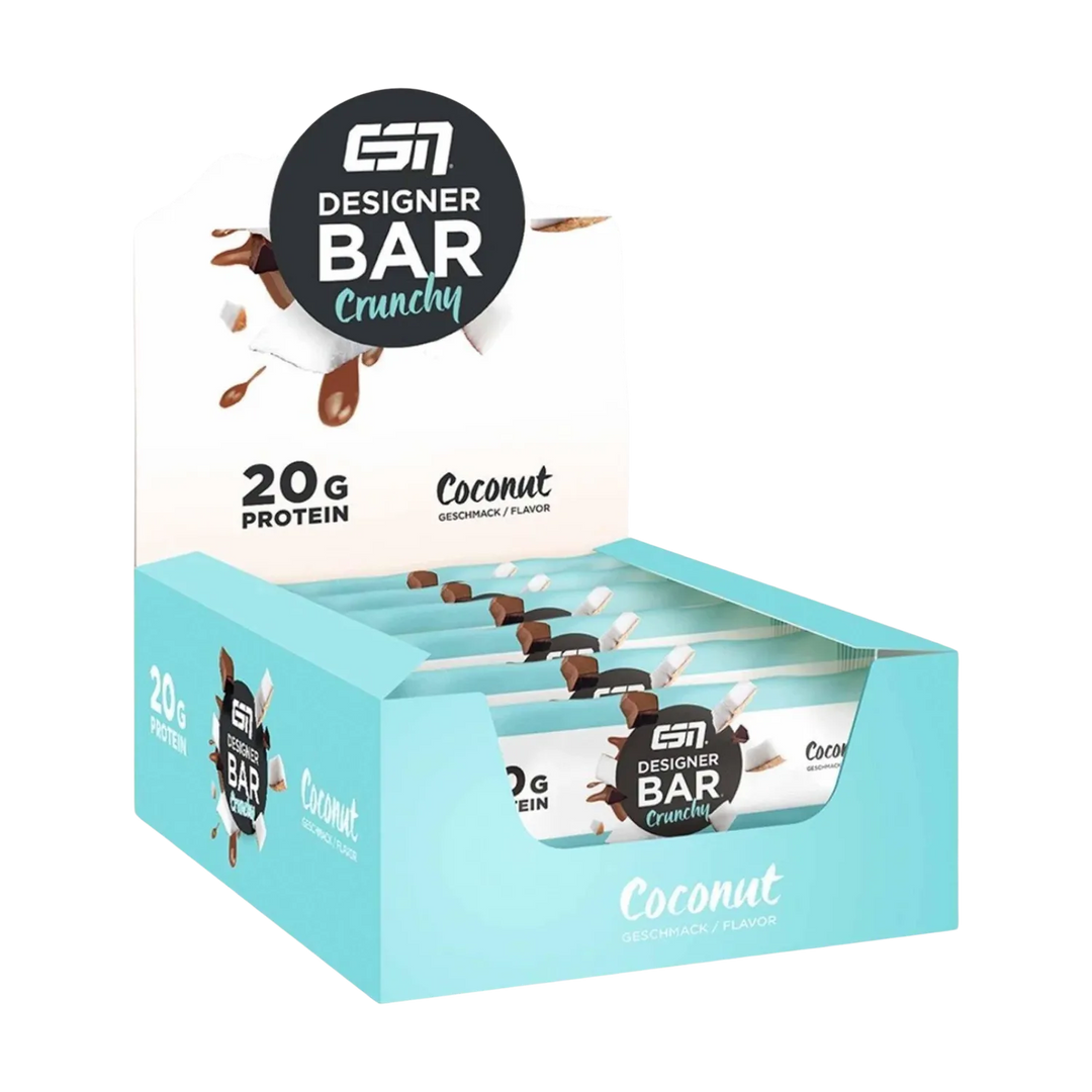 ESN Designer Bar Crunchy - 12 x 60g / Coconut - fitgrade.ch