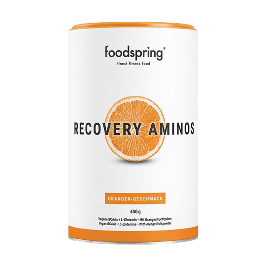 Foodspring Recovery Aminos | 400g - Orange (MHD 31.07.2024) - fitgrade.ch