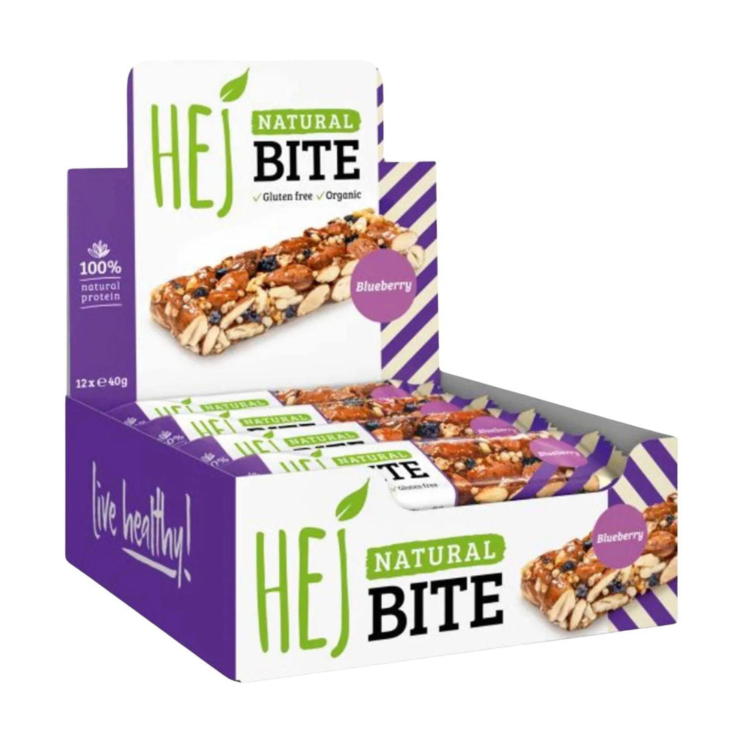 HEJ Natural Bite (Bio) - 12 x 40g / Blueberry - fitgrade.ch