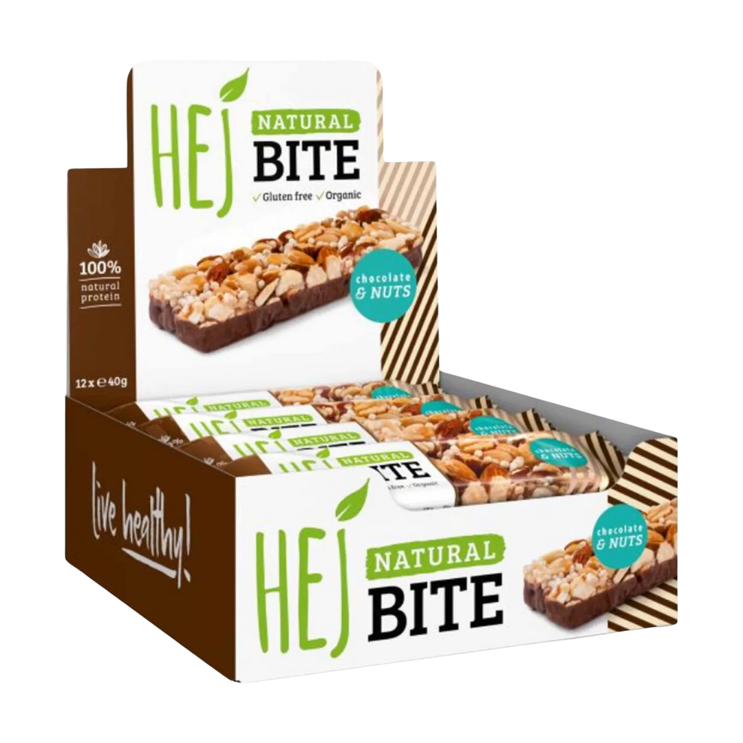 Tasty and satisfying HEJ Natural Bite (Bio) snack for on-the-go energy