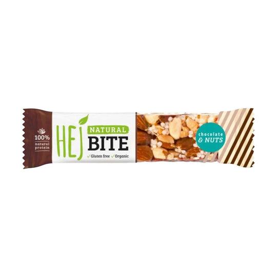 HEJ Natural Bite (Bio) - 40g / Chocolate Nuts - fitgrade.ch