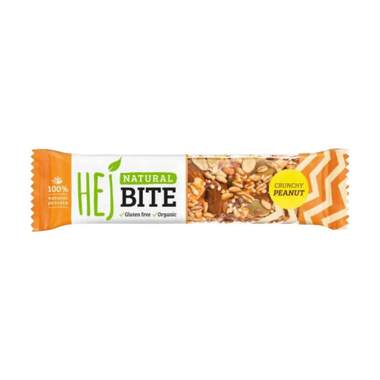 HEJ Natural Bite (Bio) - 40g / Crunchy Peanut - fitgrade.ch