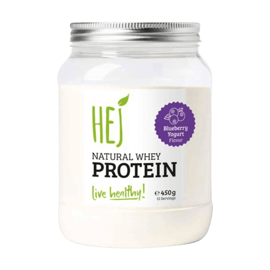 HEJ Natural Whey Protein | 900g - Blueberry Yoghurt - fitgrade.ch