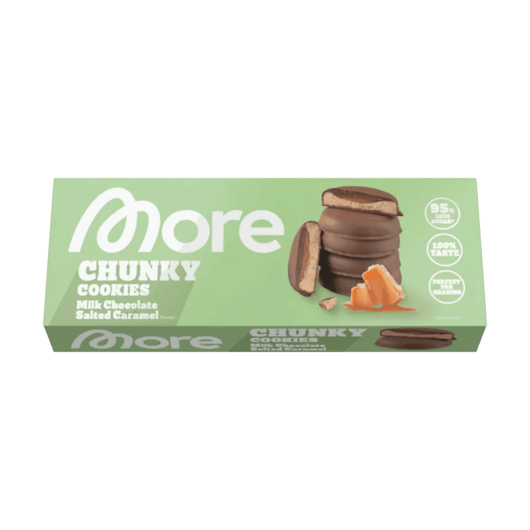 More Nutrition Chunky Cookie | 128g - Salted Caramel - fitgrade.ch