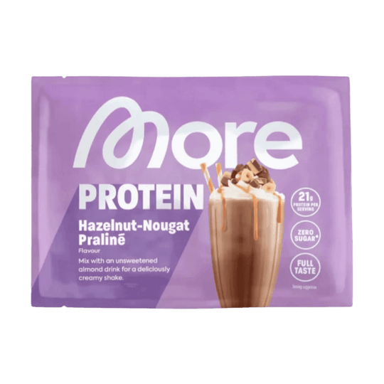 More Nutrition Total Protein SAMPLE | 30g - Hazelnut-Nougat Pralinè - fitgrade.ch