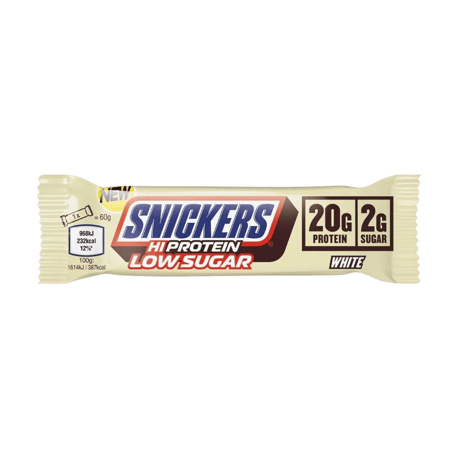 Snickers Low Sugar High Protein Bar - White Chocolate | 57g - 57g - fitgrade.ch