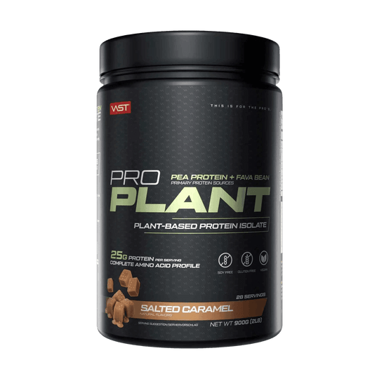 VAST PRO PLANT (Planted-Based Protein Isolate) | 900g - Salted Caramel - fitgrade.ch