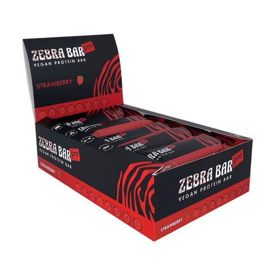 Zonama Food - Zebra Bar Pro | 40g - 15 x 40g / Strawberry - fitgrade.ch
