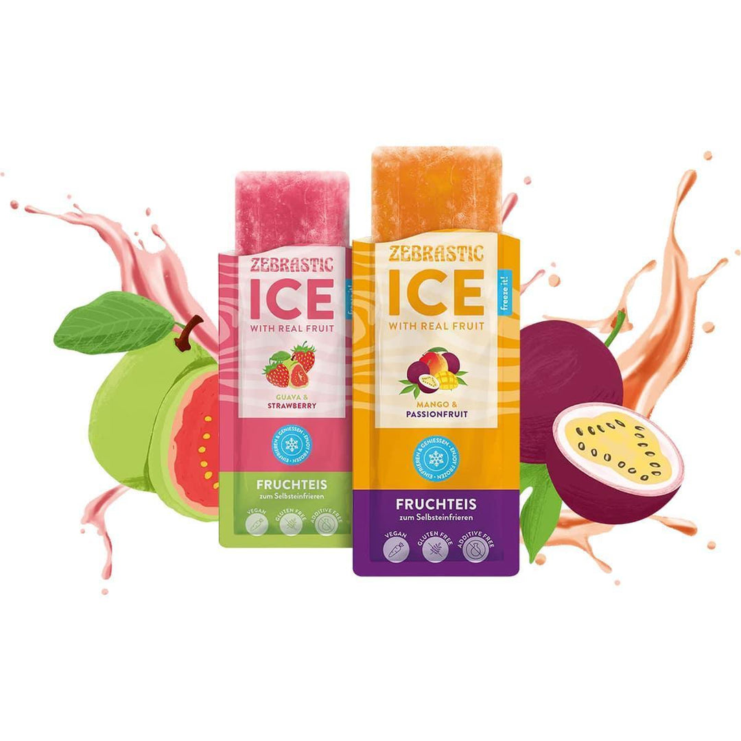 Zonama Food - Zebra Ice | 50g - 50g / Guava & Strawberry (MHD 30.06.2024) - fitgrade.ch